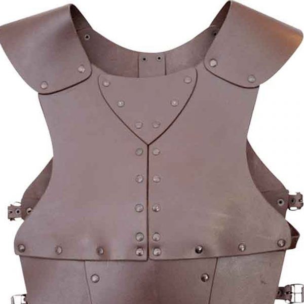 Steampunk Leather Armor Vest Jacket Medieval Knight Costume