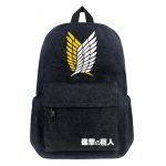 Anime Backpack Attack on Titan Backpacks Cartoon Canvas SchoolBag