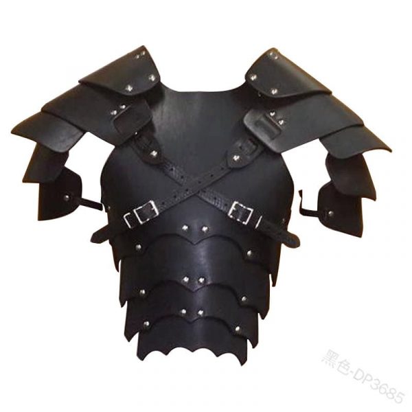 Men Medieval Vintage Costume Armor Cosplay Accessory Gothic Warrior Knight Shoulder