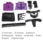 Kate Bishop Cosplay Outfit Hawk Costume with Quiver Arrow Props