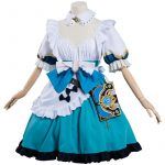 Genshin Impact Barbara Cosplay Costume Maid Dress