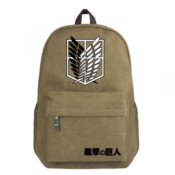 Anime Backpack Attack on Titan Backpacks Cartoon Canvas SchoolBag