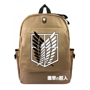Anime Backpack Attack On Titan Travel Cartoon Canvas School Bag