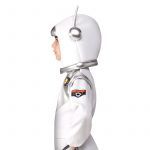 Kids Astronaut Jumpsuit with Helmet Fancy Cosmonaut Cosplay Costume