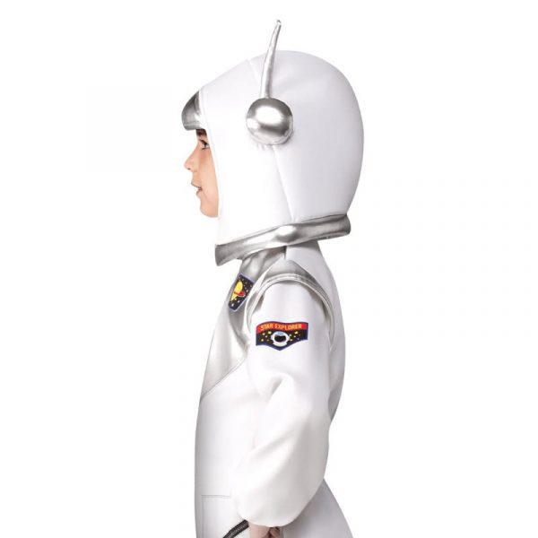 Kids Astronaut Jumpsuit with Helmet Fancy Cosmonaut Cosplay Costume