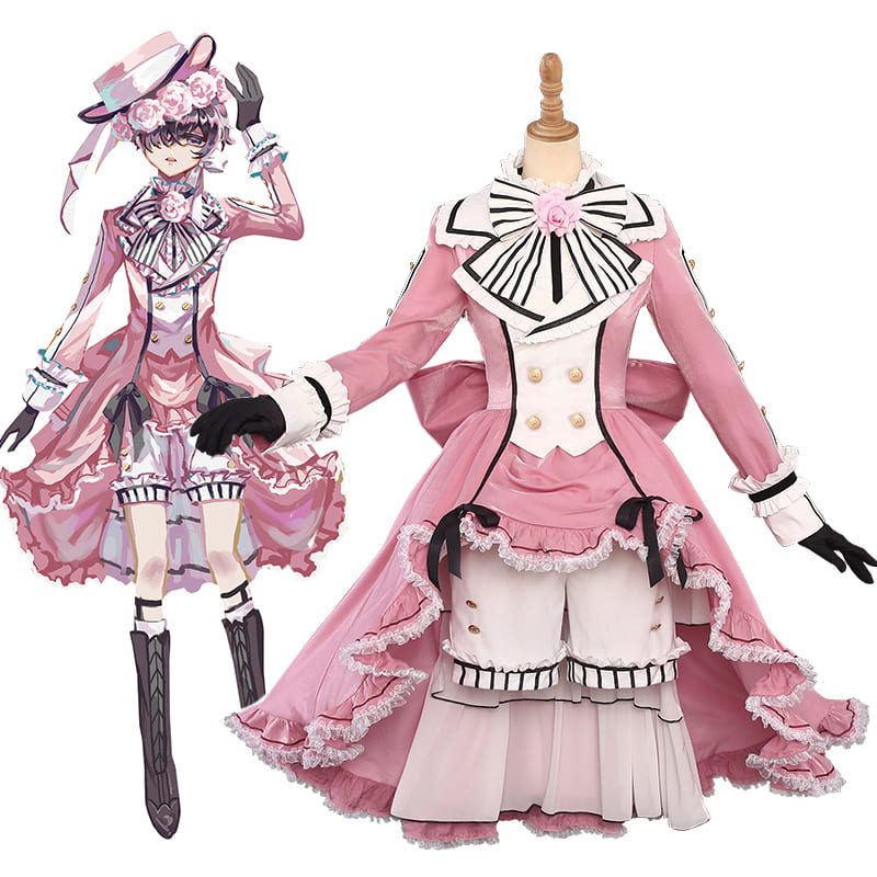 Anime Black Butler Ciel Phantomhive Coplay Loita Victoria Dress
