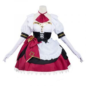 Genshin Impact Noelle Cosplay Costume Maid Dress Outfits