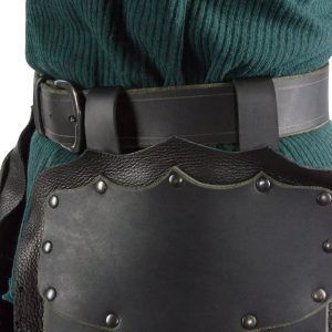 Medieval LARP Faulds Tasset Viking Waist Hip Protection Leather War Battle Skirt Leg Thigh Armor