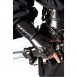 Steampunk Samurai Leather Bracer Long Glove Viking Wrist Guard Cuff Medieval Armor