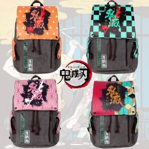 Anime Backpack Travel Backpacks Cosplay Eren Bag Cartoon Canvas Outdoor