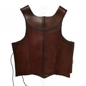 Medieval Steampunk Doublet Coat Leather Vest Armor Viking Jerkin Outfit