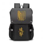Anime Backpack Attack On Titan Cartoon Laptop Bags Bookbags Daily Bagpack Large Capacity Travel Rucksack