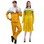 Yellow Oktoberfest Costume for Men and Women