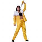 Oktoberfest Suit Fancy Dress Yellow Beer Costume for Women
