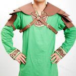 Medieval Viking Warrior Shoulder Armor Gladiator Samurai Battle Knight Pauldrons Party Cosplay Accessory