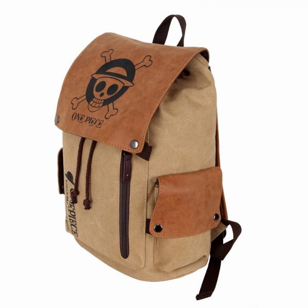 Anime Backpack Travel Bagpack Luffy One Piece Cosplay Eren Bag Cartoon Canvas Outdoor Teenagers Schoolbag