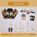 Quality Anime Genshin Impact Zhongli Game Suit Uniform Costume