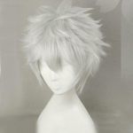 Hunter x Hunter Killua Zoldyck Wig Short Men Silver Shaggy Cosplay Wig