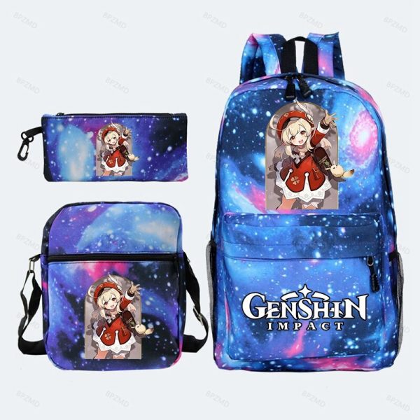 Game Genshin Impact Backpack For Girls Boys Travel Rucksack Itadori Megumi Backpack