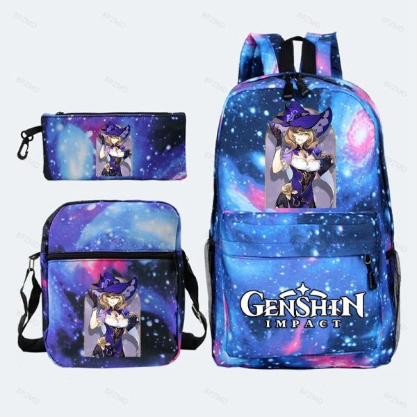 Game Genshin Impact Backpack For Girls Boys Travel Rucksack Itadori Megumi Backpack