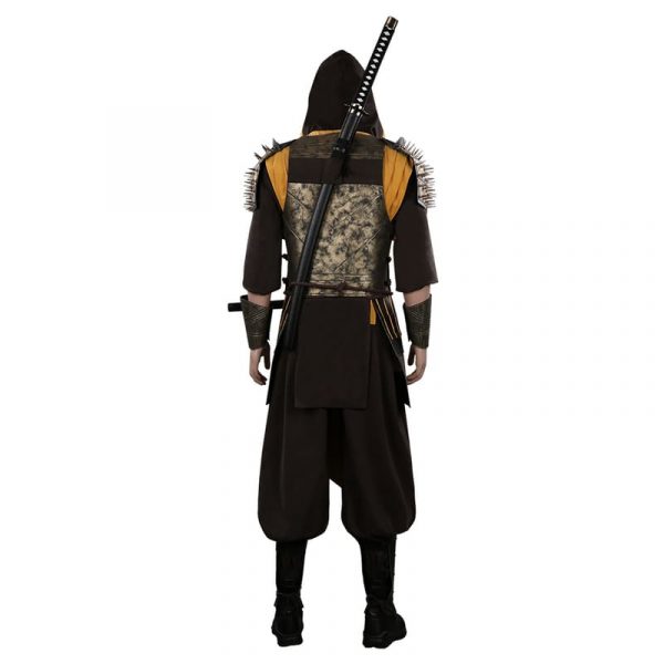 Mortal Kombat Hanzo Hasashi Scorpion Cosplay Costume Outfits