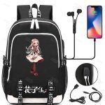 Anime Toilet-Bound Hanako Kun Pattern Backpack Bookbag High Capacity Travel Bag