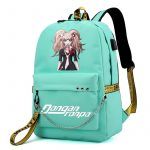 BPZMD Anime Danganronpa Backpack USB Port Monokuma School Bag