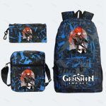 Game Genshin Impact Backpack For Girls Boys Travel Rucksack Itadori Megumi Backpack