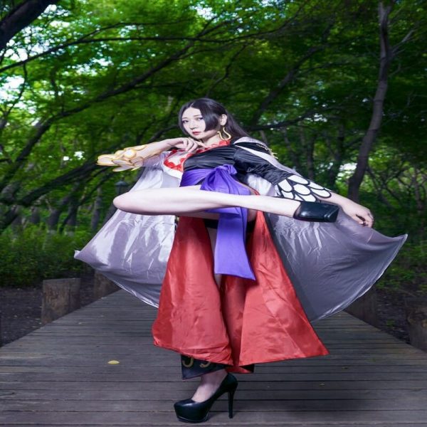 Anime Boa Hancock Cosplay With Cloak Boa Dress Custom Made