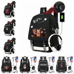 Anime Toilet-Bound Hanako Kun Pattern Backpack Bookbag High Capacity Travel Bag
