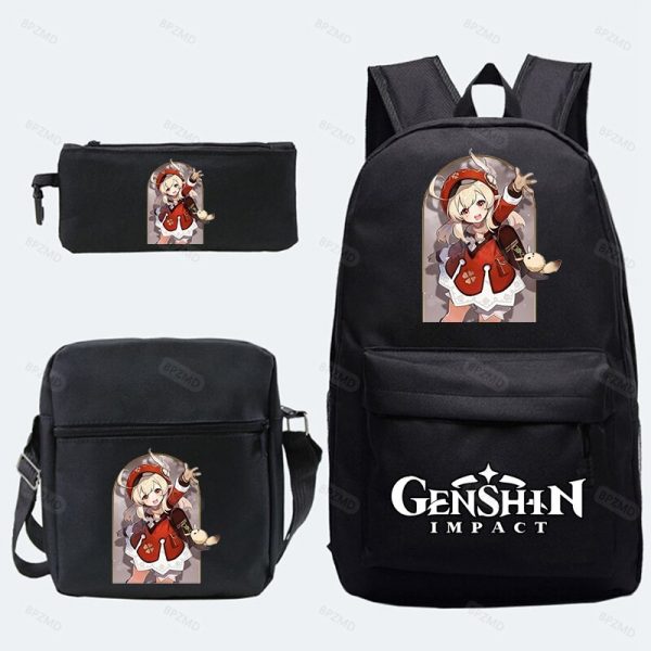 Game Genshin Impact Backpack For Girls Boys Travel Rucksack Itadori Megumi Backpack