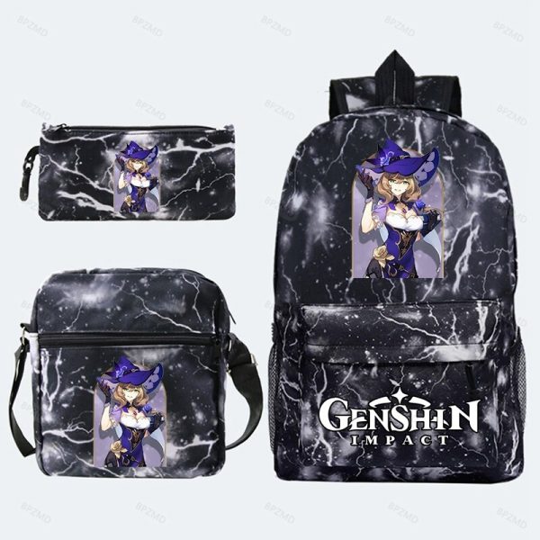 Game Genshin Impact Backpack For Girls Boys Travel Rucksack Itadori Megumi Backpack