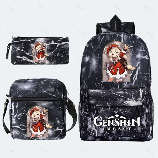 Game Genshin Impact Backpack For Girls Boys Travel Rucksack Itadori Megumi Backpack