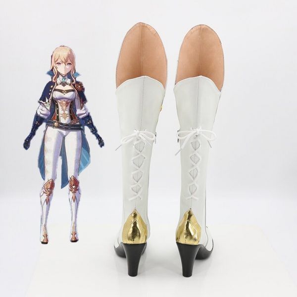 Game Genshin Impact Qin White Boots