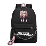 BPZMD Anime Danganronpa Backpack USB Port Monokuma School Bag
