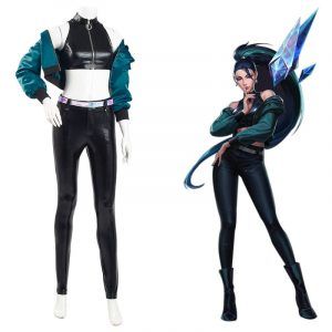 Game LOL KDA Kaisa Cosplay Costume Outfits