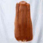 EVA Asuka Langley Soryu Wig Long Orange Heat Resistant Synthetic Hair Cosplay Wig