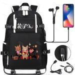 Anime Toilet-Bound Hanako Kun Pattern Backpack Bookbag High Capacity Travel Bag