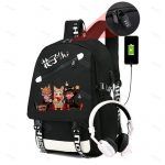 Anime Toilet-Bound Hanako Kun Pattern Backpack Bookbag High Capacity Travel Bag