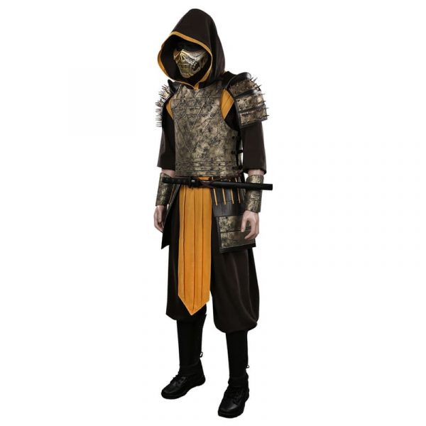 Mortal Kombat Hanzo Hasashi Scorpion Cosplay Costume Outfits