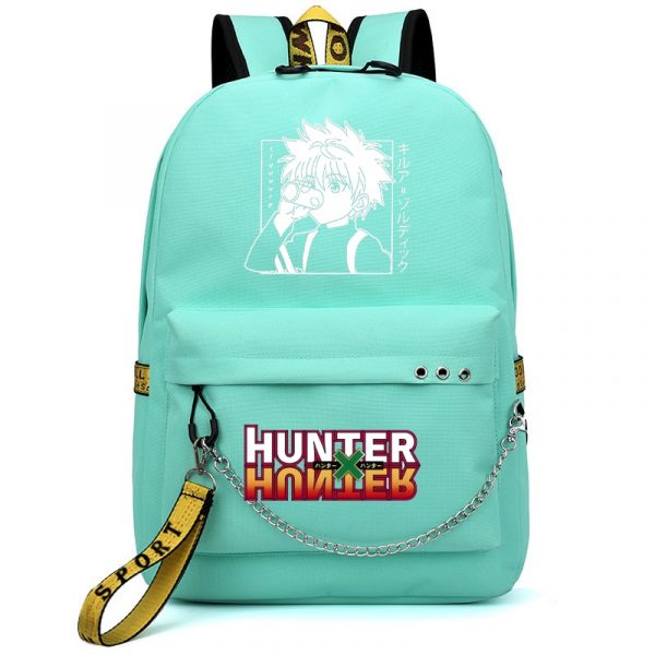 Hunter X Hunter Girl School Backpack Killua Eyes Killua HxH Anime School Bags Japan Harajuku Bookbag for Girls