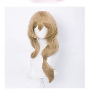 Game Genshin Impact Lisa Cosplay Brown Wig