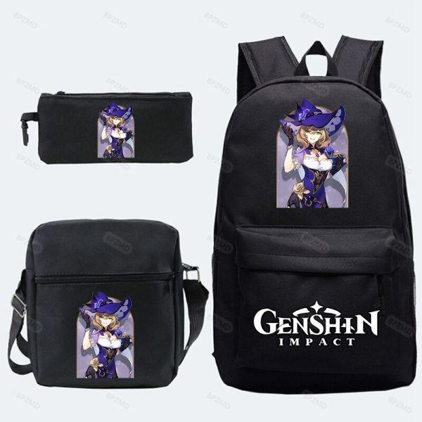Game Genshin Impact Backpack For Girls Boys Travel Rucksack Itadori Megumi Backpack