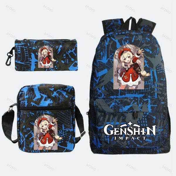 Game Genshin Impact Backpack For Girls Boys Travel Rucksack Itadori Megumi Backpack