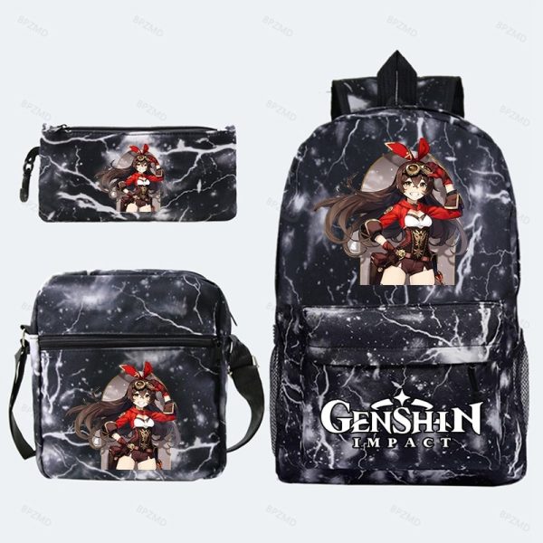Game Genshin Impact Backpack For Girls Boys Travel Rucksack Itadori Megumi Backpack