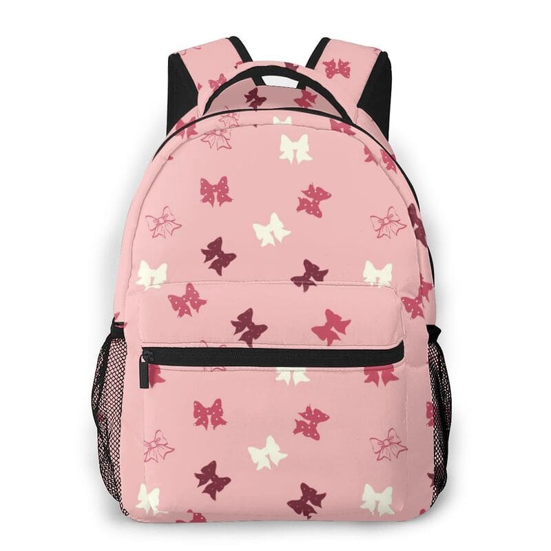 H65e1bfe5Noisydesigns Cute Women Backpack Student Schoolbag Bow Pattern Large Capacity Travel Bagpack58204bca80c02bd01cf83dc08