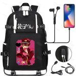 Anime Toilet-Bound Hanako Kun Pattern Backpack Bookbag High Capacity Travel Bag
