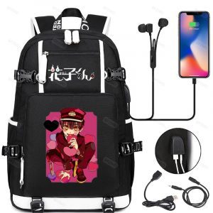 Anime Toilet-Bound Hanako Kun Pattern Backpack Bookbag High Capacity Travel Bag