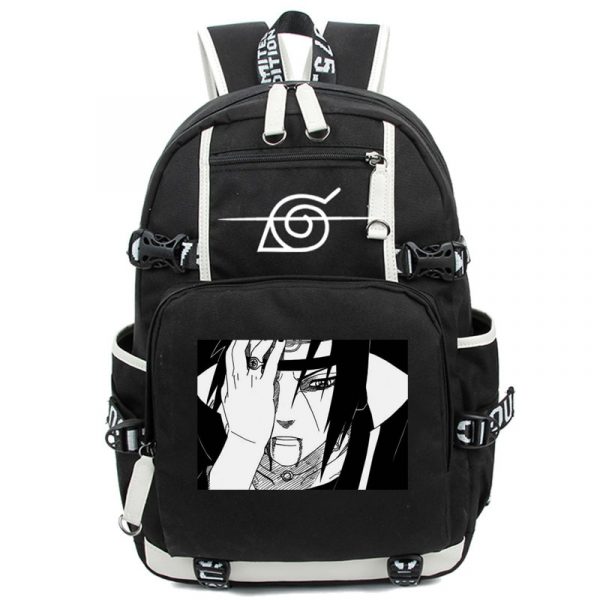 Anime Cosplay Backpack Akatsuki Sharingan Student School Shoulder Bag