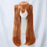 EVA Asuka Langley Soryu Wig Long Orange Heat Resistant Synthetic Hair Cosplay Wig
